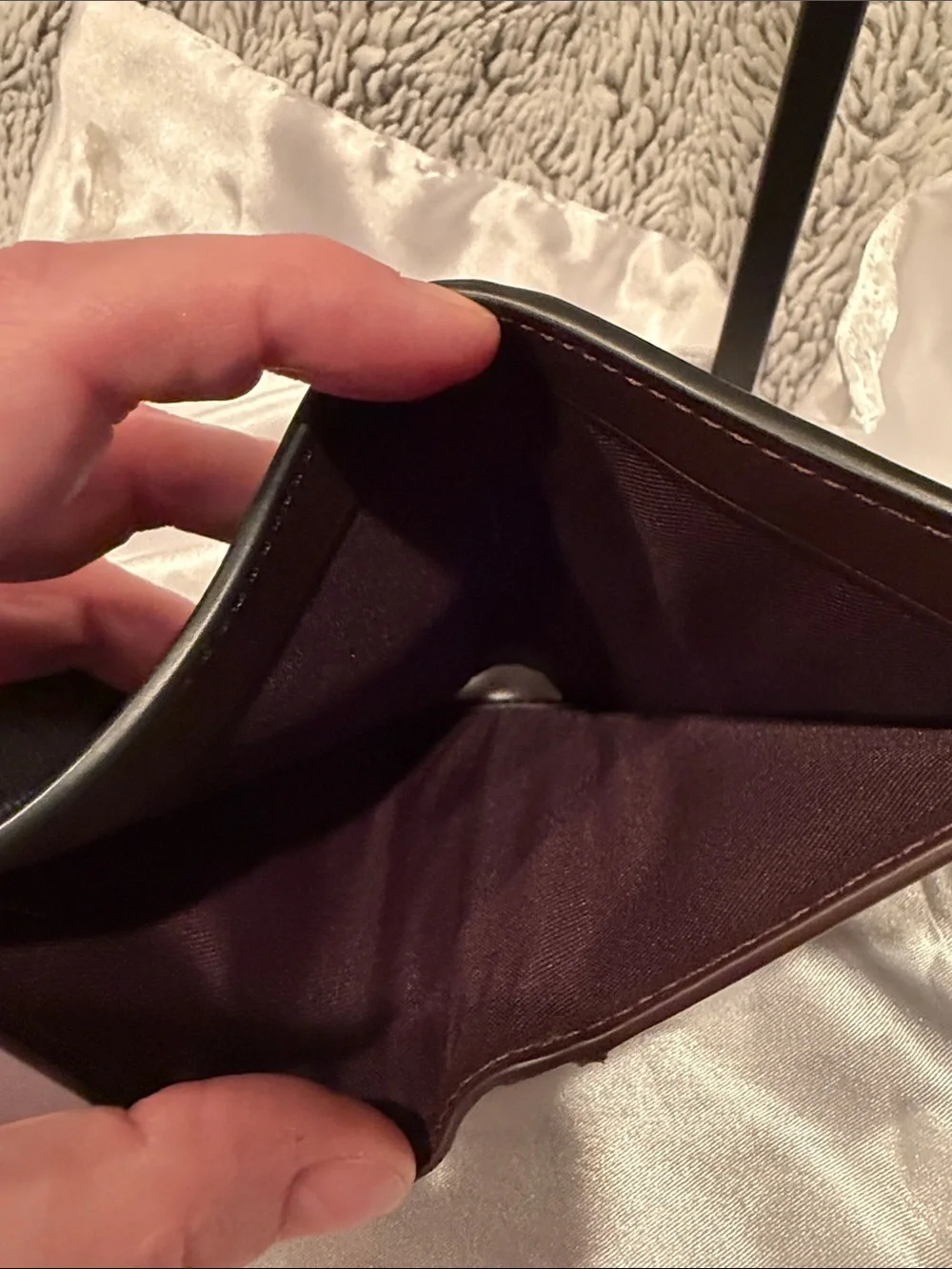 Coach Black Signature Canvas & Leather Wallet